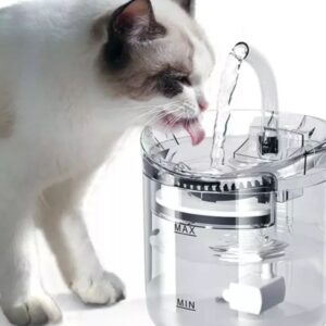 Fuente De Agua Con Sensor Automático Para Perros Y Gatos.